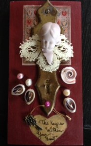 %22The Key%22  Mixed Media Collage 2014