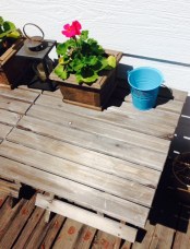 Weather Beaten Side Tables