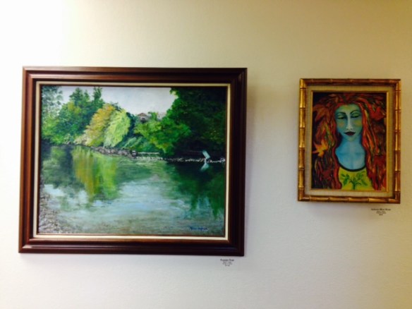 Russian River Reflection and the Autumn Blue Muse