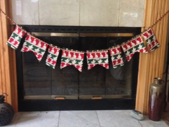 CA country Xmas flag